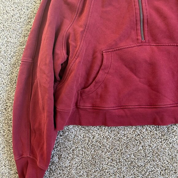 Lululemon Womens Sz L/XL Scuba Oversized Half-Zip Hoodie - Picture 7 of 12